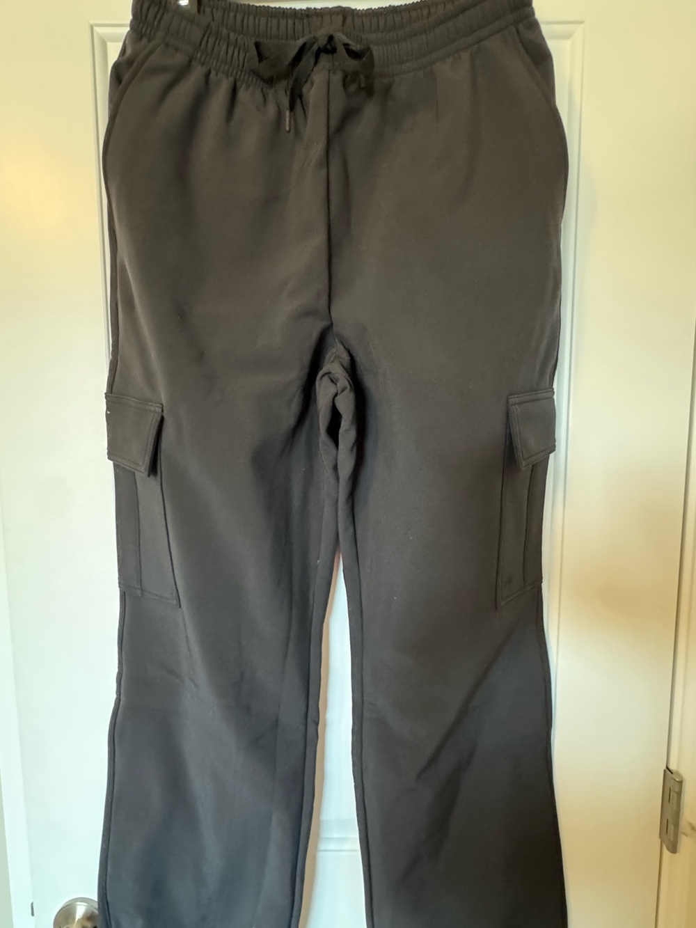 VS PINK Black Cargo Sweatpants